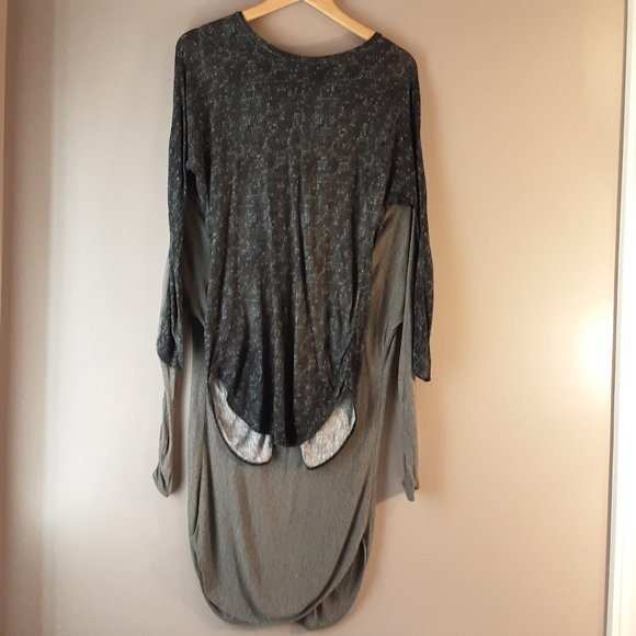 🌞 Aritizia Wilfred 2 x La Riviere Open Back Tops Grey and Black Size XS - Picture 6 of 16
